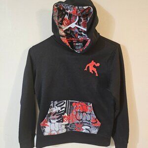 AND1 Boy's Pullover Black Hoodie - Size L Youth (10-12)